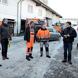 Bauhofleiter gibt Winterdiensteinweisung
